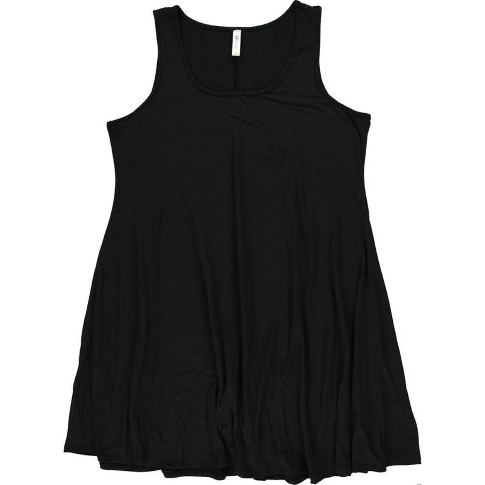 24seven Womens Plus Size Solid Skater Fit & Flare Dress, NWT